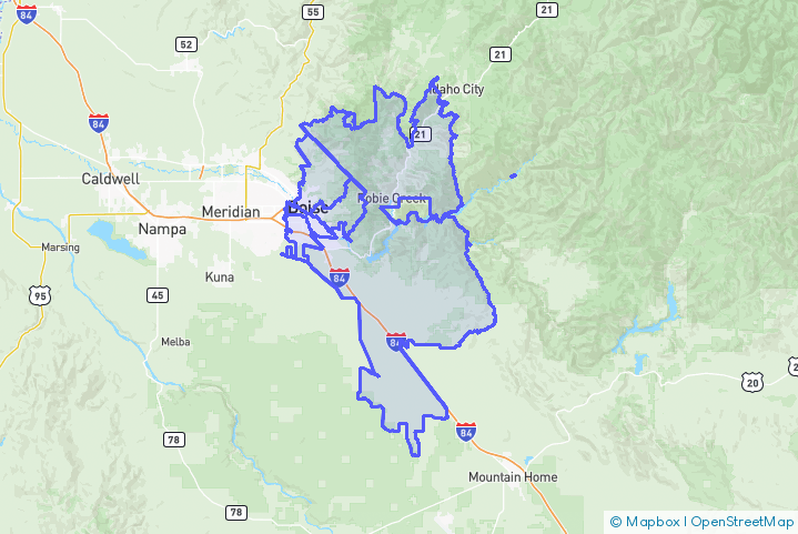Service Area Map