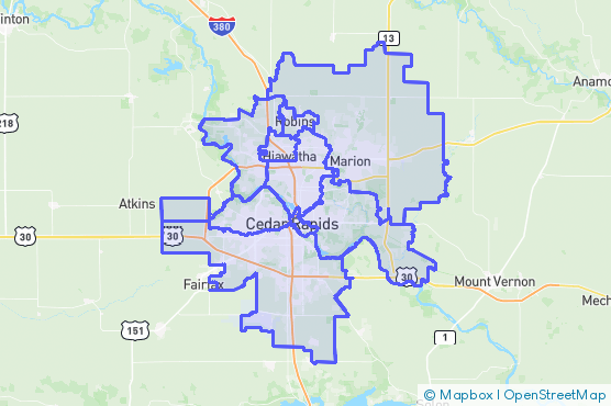 Service Area Map