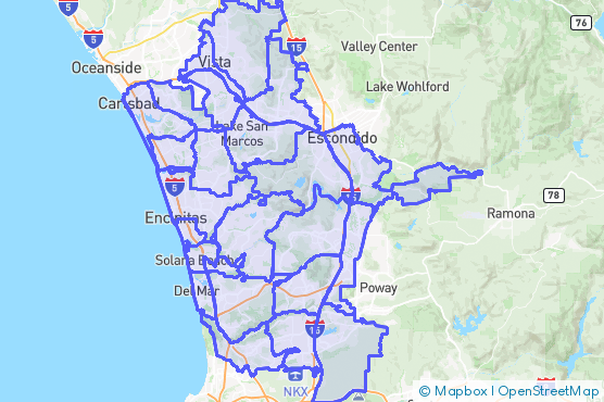 Service Area Map