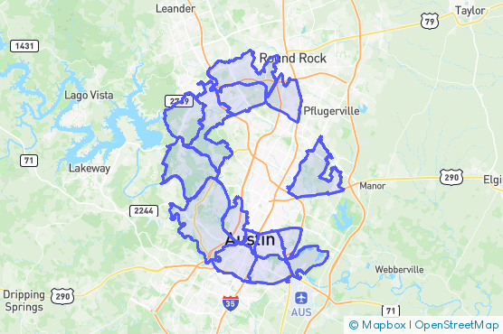 Service Area Map