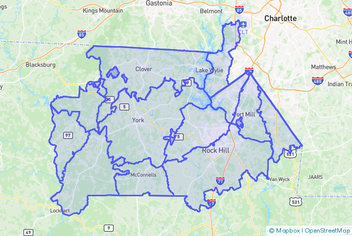 Service Area Map