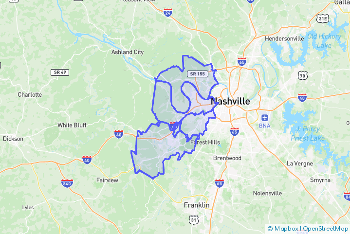Service Area Map