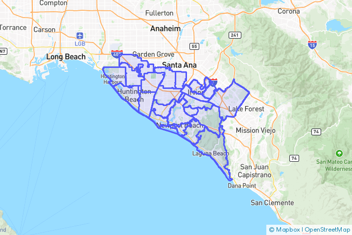 Service Area Map