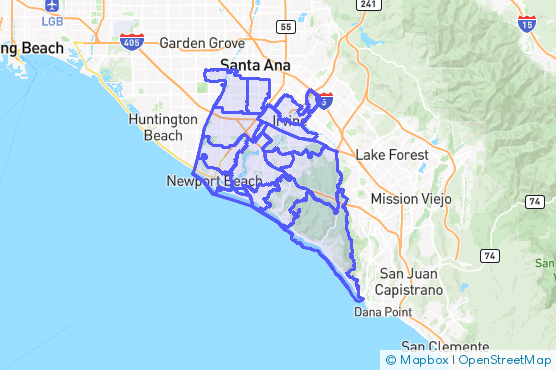 Service Area Map