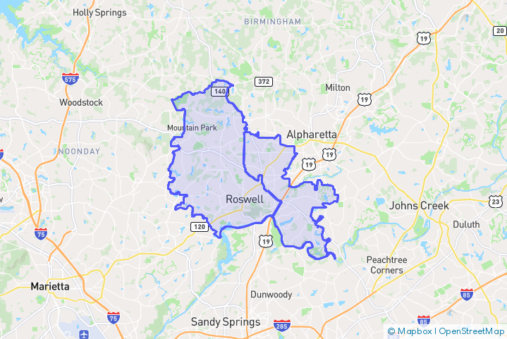 Service Area Map