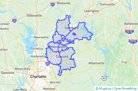 Service Area Map