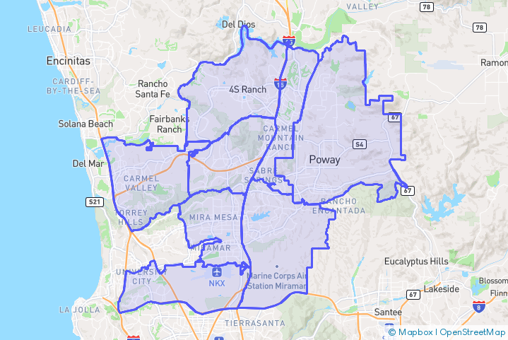 Service Area Map