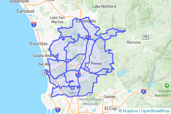 Service Area Map