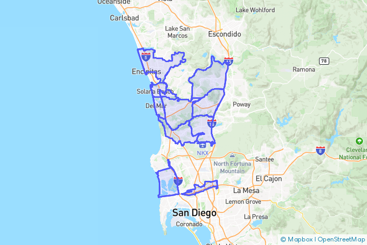 Service Area Map