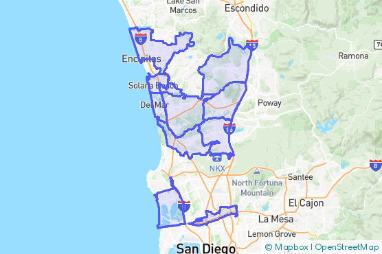 Service Area Map