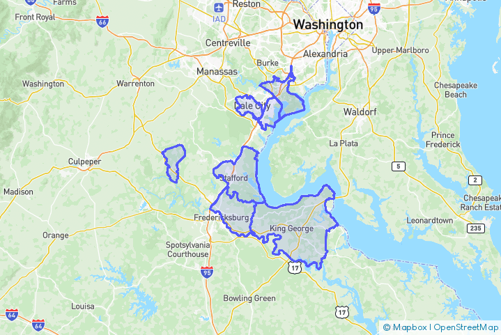 Service Area Map