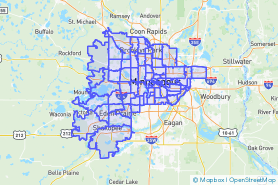 Service Area Map