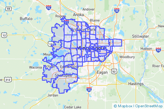 Service Area Map