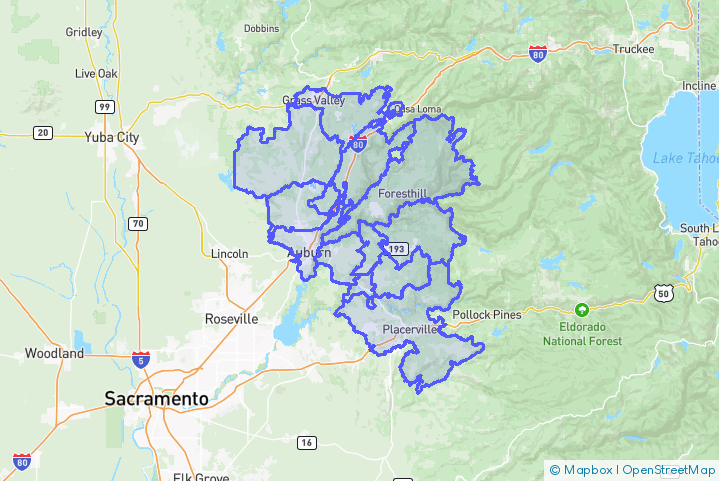 Service Area Map