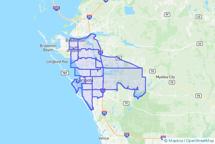 Service Area Map