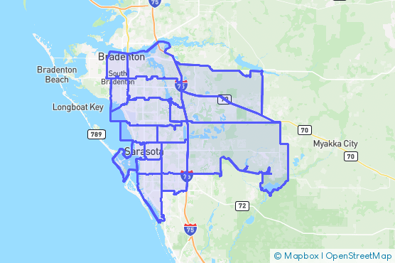 Service Area Map