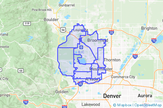 Service Area Map