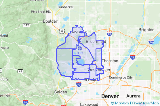 Service Area Map