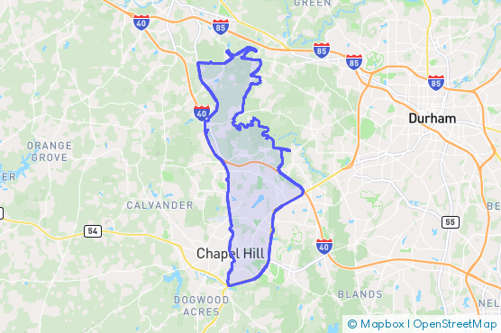 Service Area Map