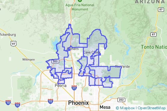 Service Area Map