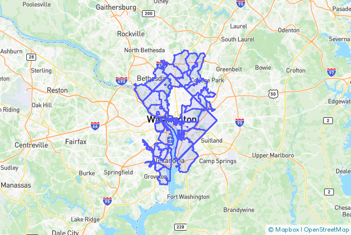 Service Area Map