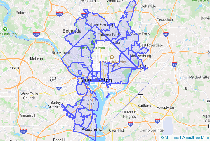 Service Area Map