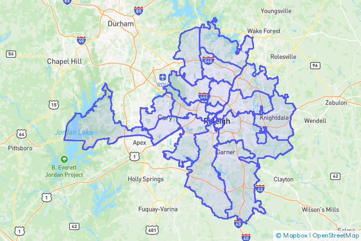 Service Area Map