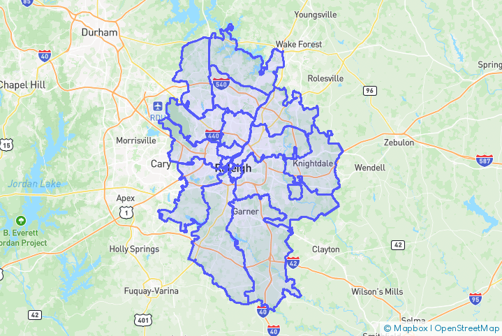 Service Area Map