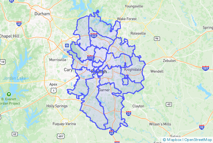 Service Area Map