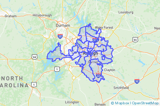 Service Area Map