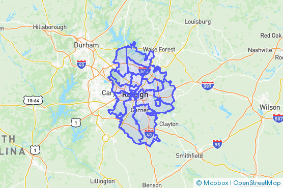 Service Area Map
