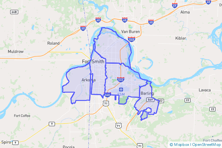 Service Area Map