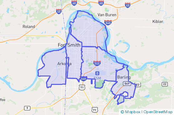 Service Area Map