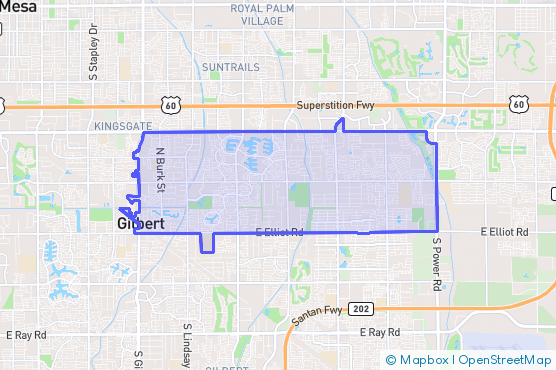 Service Area Map