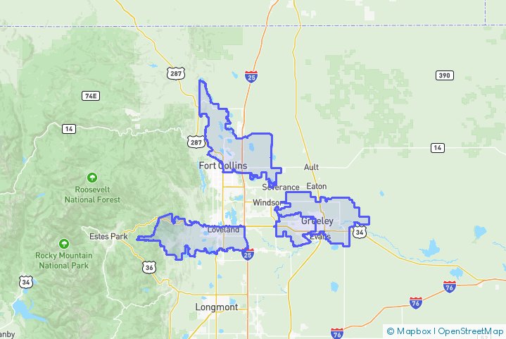 Service Area Map