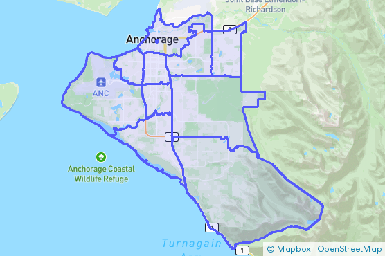 Service Area Map