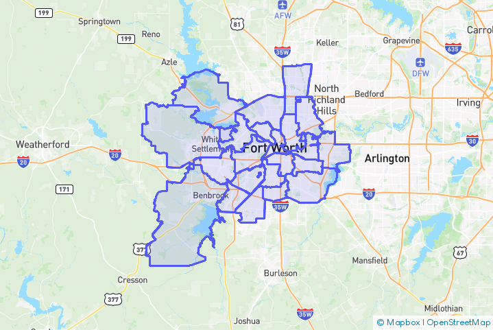 Service Area Map