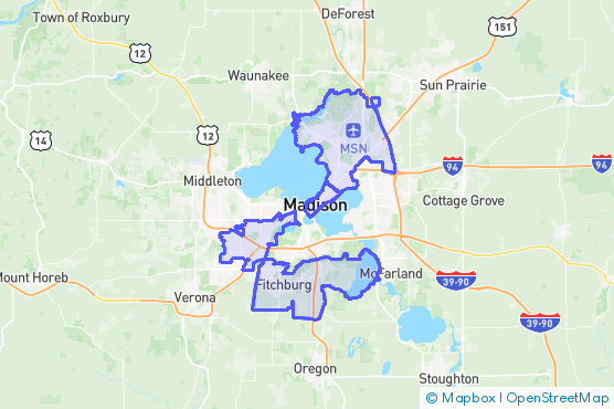 Service Area Map