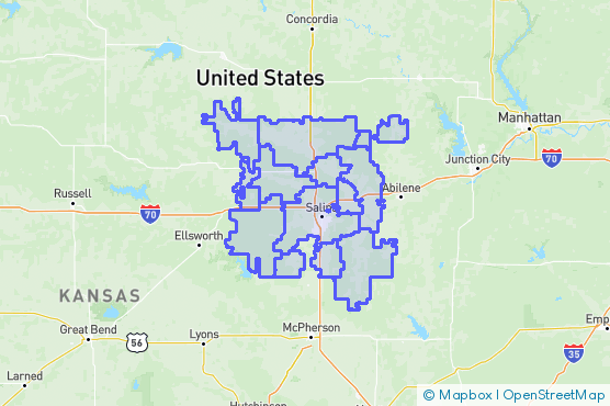 Service Area Map