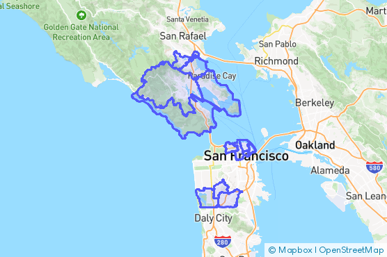 Service Area Map