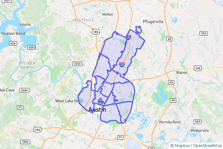 Service Area Map