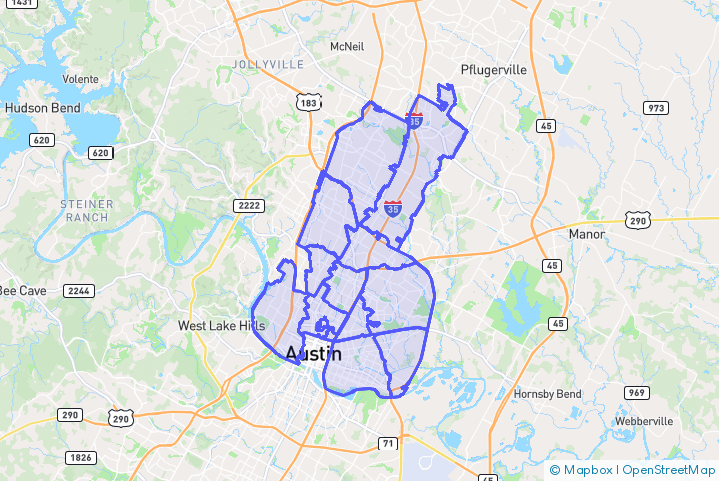 Service Area Map