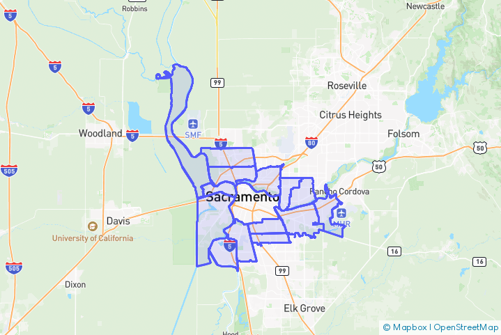 Service Area Map