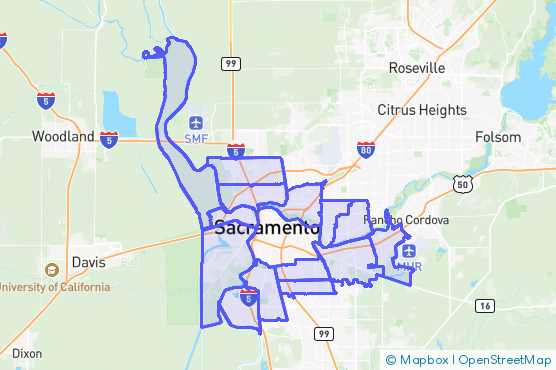 Service Area Map