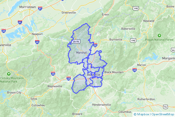 Service Area Map