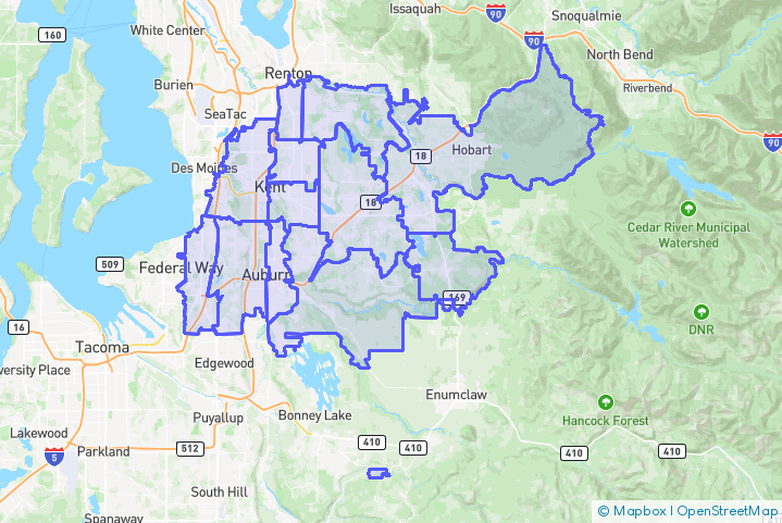 Service Area Map