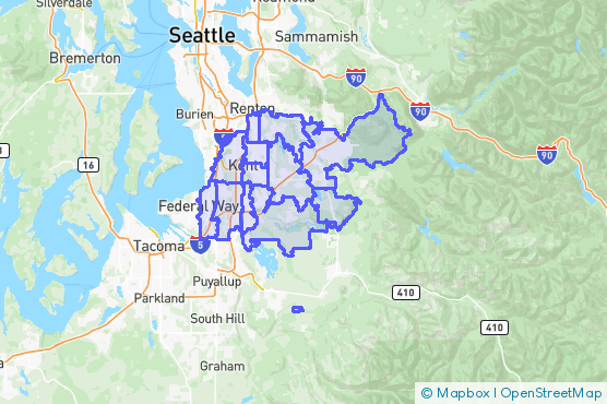Service Area Map