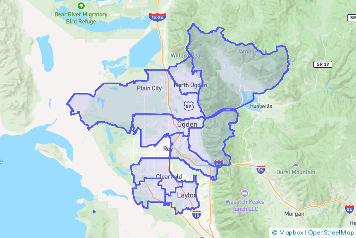 Service Area Map