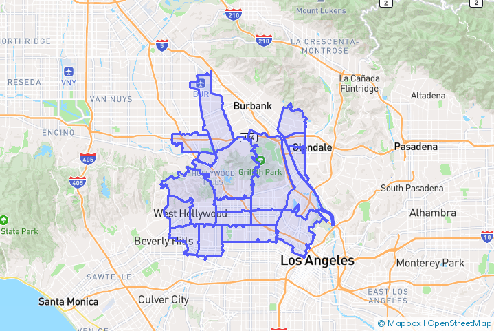 Service Area Map