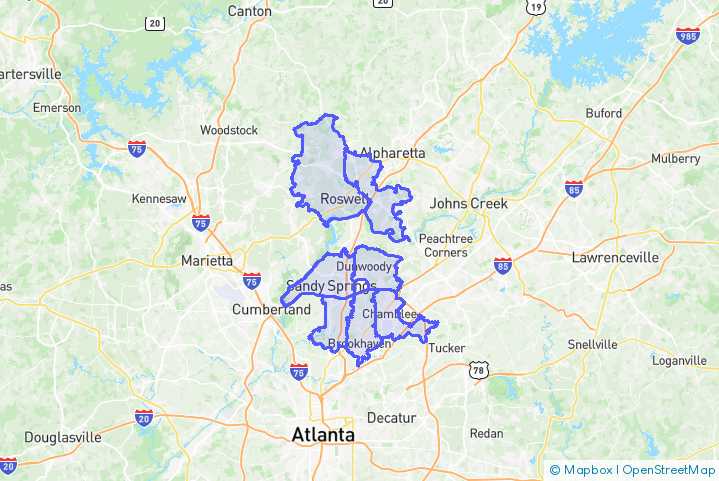 Service Area Map